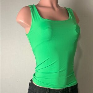 Zara Black Label Green Sleeveless Tank Top Size Small